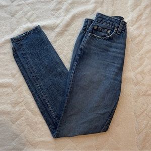 Reformation High Rise Straight Leg Jeans